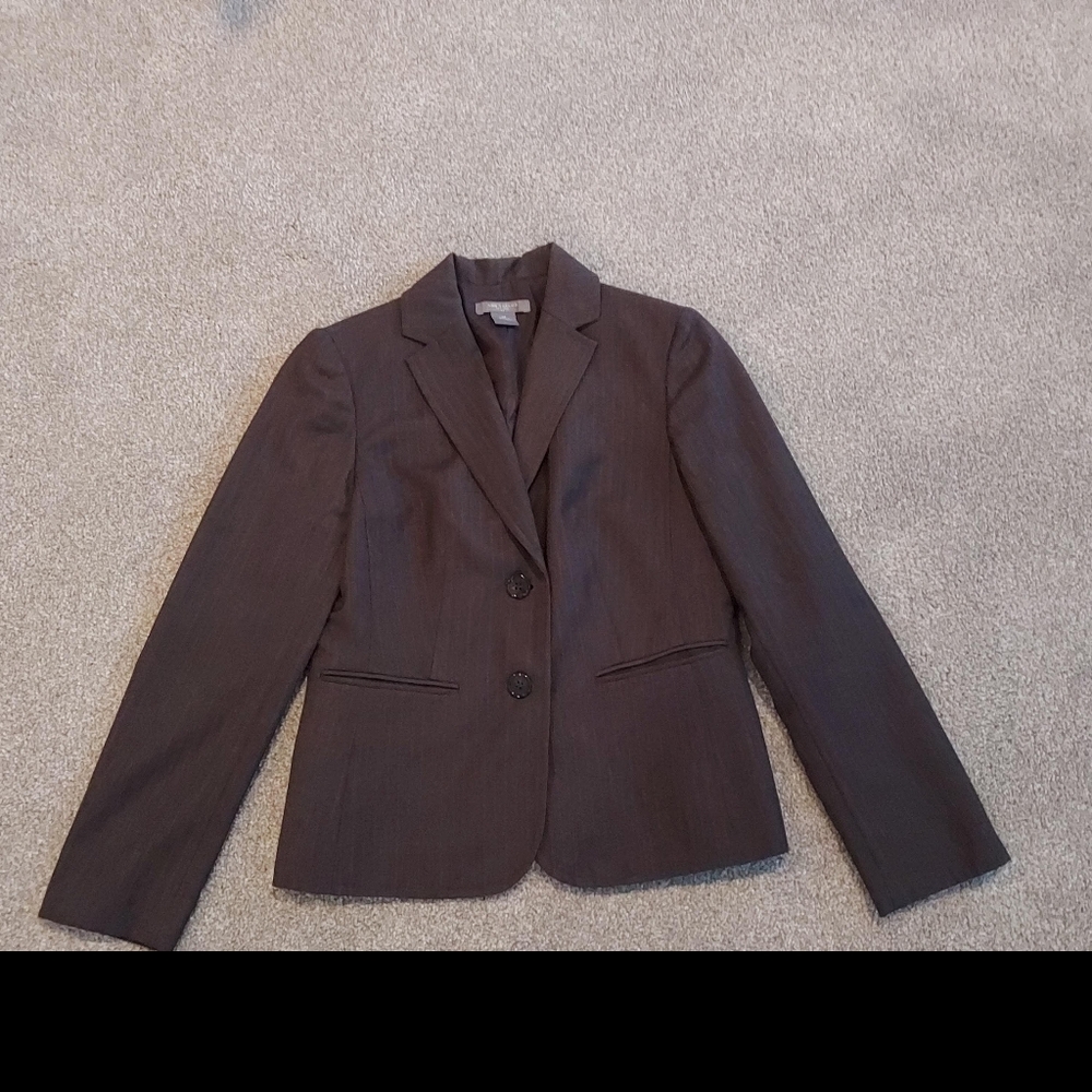 Ann Taylor Brown Blazer Size 4P